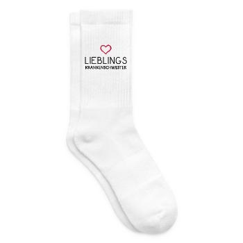 Krankenschwester - Tennissocken - Weiß - Rechts