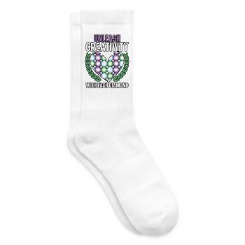 Diamantmalerei Handwerkszeug Diamantmaler - Tennissocken - Weiß - Rechts