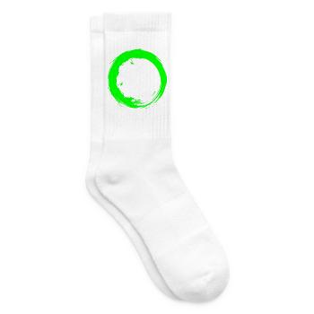 Kreis Design Vektor Neue Variante Rund Grün Neu - Tennissocken - Weiß - Rechts