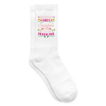 November Girls Sunshine Birthday Bday Geburtstag - Tennissocken - Weiß - Rechts