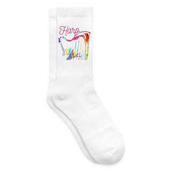 Himmlische Harfe Orchestermusik - Tennissocken - Weiß - Rechts