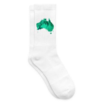 Australien - Tennissocken - Weiß - Rechts