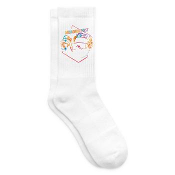 Akribischer Mikrobiologe Bakterienkultur - Tennissocken - Weiß - Rechts