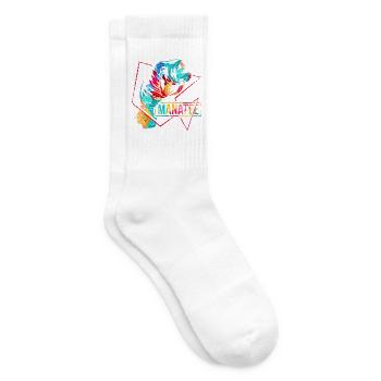 Gemütliche Seekuh Seegraswiese - Tennissocken - Weiß - Rechts