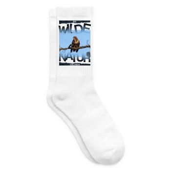 wilde Natur Bussard - Tennissocken - Weiß - Rechts