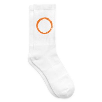 Kreis Symbol - Tennissocken - Weiß - Rechts