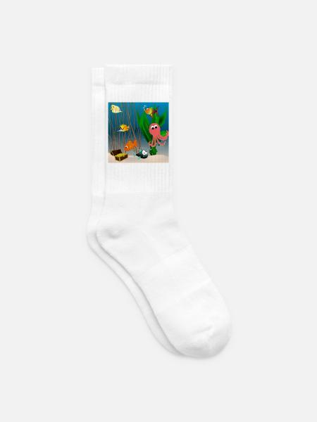 Marine life - Tennis socks - white