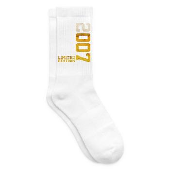 LIMITED EDITION 2007 BEER 19TH BIRTHDAY - Tennis socks - white - Right