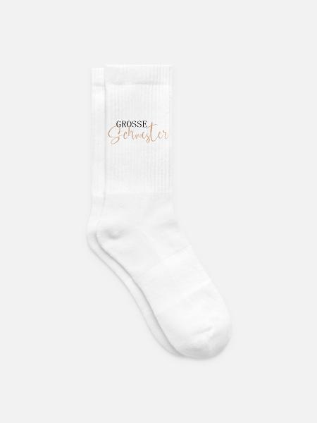 Große Schwester - Tennissocken - Weiß