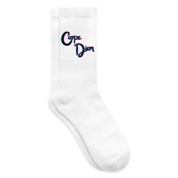 Carpe Diem - Tennis socks - white - Right