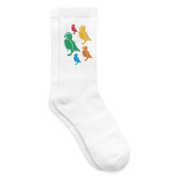Papageitaucher Puffins Mädchen Kinder Puffin - Tennissocken - Weiß - Rechts