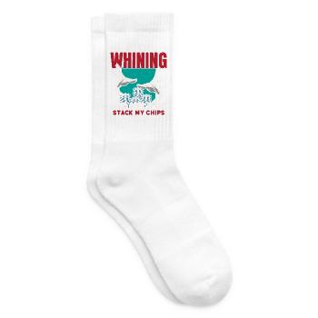 Hör auf zu jammern und hilf mir, meine Chips zu st - Tennissocken - Weiß - Rechts
