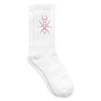 Schillernde Ameise Ameisenkolonie - Tennissocken - Weiß - Rechts