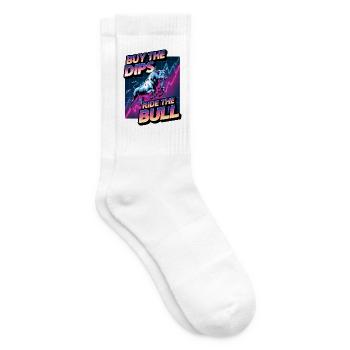Kaufen Sie die Dips Reiten Sie den Bullen - Tennissocken - Weiß - Rechts