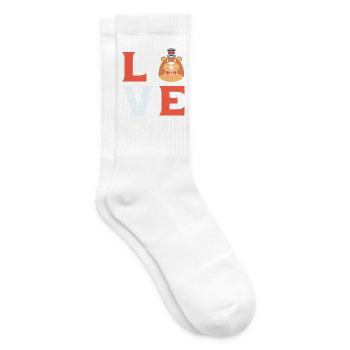 Wildlife Animal Digger Mole Lover Maulwurfsflüster - Tennissocken - Weiß - Rechts