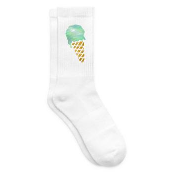 Eiscreme - Tennissocken - Weiß - Rechts