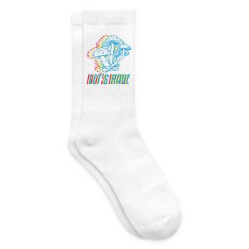 Let´s Rave - Tennissocken - Weiß - Rechts