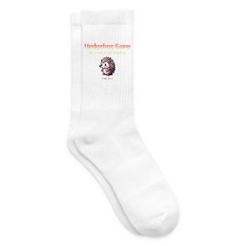 Hedgehog Game – Don't look at the hedgehog - Tennissocken - Weiß - Rechts