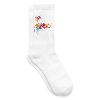 Kunstvoller Konditor Pralinenwerkstatt - Tennissocken - Weiß - Rechts