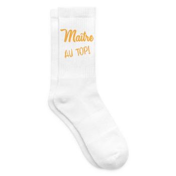 VIELEN DANK. MEISTER. - Tennissocken - Weiß - Rechts