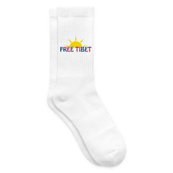 free tibet sonne - Tennissocken - Weiß - Rechts