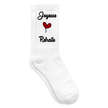 ALLES GUTE FÜR DEN RUHESTAND - Tennissocken - Weiß - Rechts