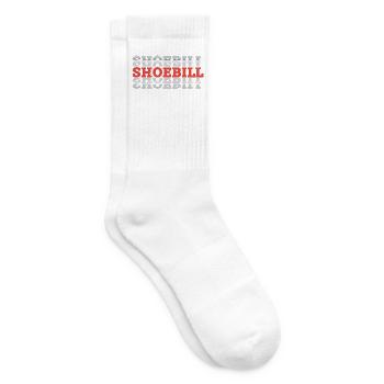 Schuhschnabel Storch Walfischkopf Vogelliebhaber V - Tennissocken - Weiß - Rechts