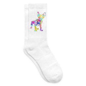 Neugierige Sphynx Katzenzüchter - Tennissocken - Weiß - Rechts