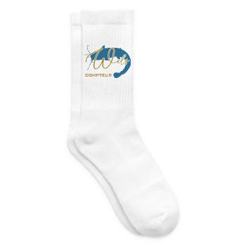 Welsdompteur Welsflüsterer Welsangler - Tennissocken - Weiß - Rechts