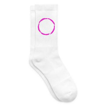 Kreis Symbol Kreisform Neue Variante - Tennissocken - Weiß - Rechts