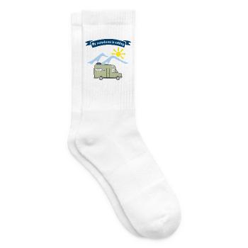 my motorhome is calling - Tennissocken - Weiß - Rechts