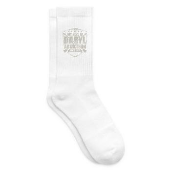 Mein Held ist Daryl - Tennissocken - Weiß - Rechts