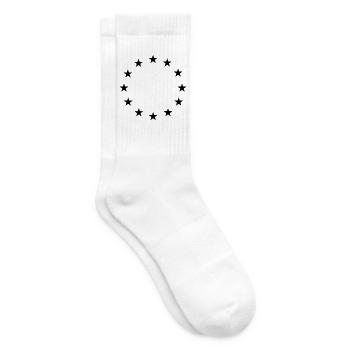 Star Circle Logo - Tennissocken - Weiß - Rechts