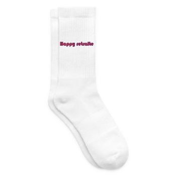 RETRAITE. BONNE RETRAITE. JOYEUSE RETRAITE - Chaussettes de tennis - blanc - Droite