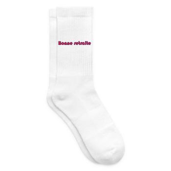 RETRAITE. RETRAITE. RETRAITEE. RETRAITE - Chaussettes de tennis - blanc - Droite