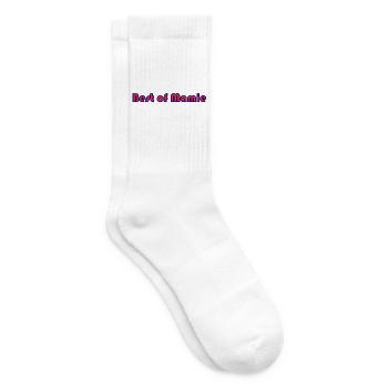 MAMA. MUTTERTAG. SCHÖNEN MUTTERTAG. HERZ - Tennissocken - Weiß - Rechts