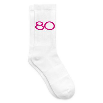 HAPPY BIRTHDAY. HAPPY BIRTHDAY. ANNIVERSARY. - Tennis socks - white - Right