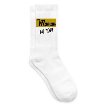 GRANNY. MOTHER'S DAY - Tennis socks - white - Right
