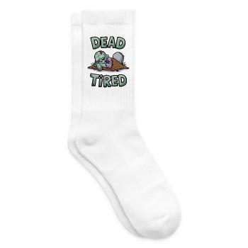 Dead Tired - Tennis socks - white - Right