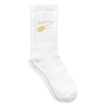 Beschwingter Baglama Saitenvirtuose - Tennissocken - Weiß - Rechts