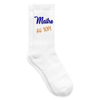 MEISTER - Tennissocken - Weiß - Rechts