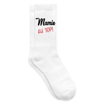 OMA. MUTTERTAG. ALLES GUTE ZUM OMA-TAG - Tennissocken - Weiß - Rechts