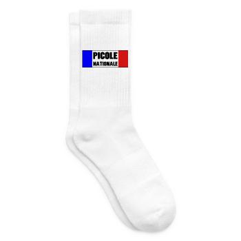 Picole Nationale - Chaussettes de tennis - blanc - Droite