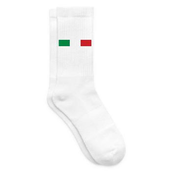 Italien-Banner - Tennissocken - Weiß - Rechts