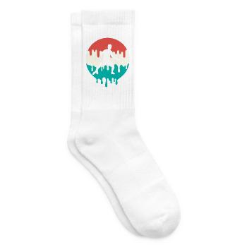 Tischtennis Spieler triefend Tischtennisspieler - Tennissocken - Weiß - Rechts