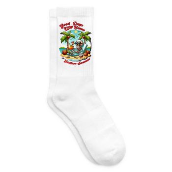 Gute Tage im Sommer - Tennissocken - Weiß - Rechts