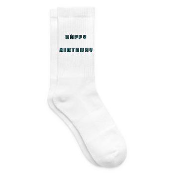 ALLES GUTE ZUM GEBURTSTAG. JAHRESTAG - Tennissocken - Weiß - Rechts