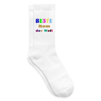 Beste Mutter der Welt - Tennissocken - Weiß - Rechts