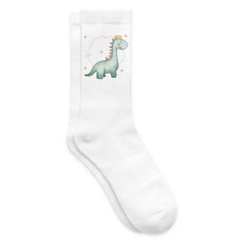 Süßes Langhals Baby - Tennissocken - Weiß - Rechts