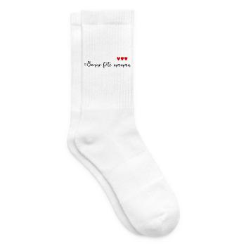 MUTTERTAG. SCHÖNEN MUTTERTAG. MAMA - Tennissocken - Weiß - Rechts